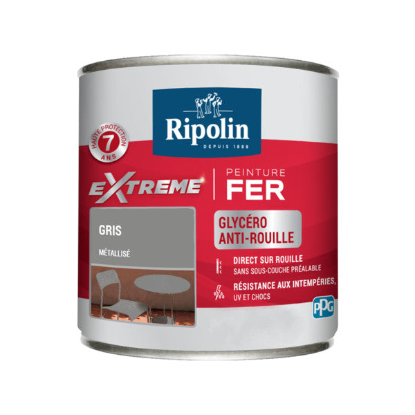Peinture Protection eXtreme Fer de Ripolin 0.25 L I Peinture Discount