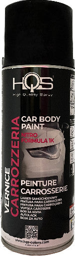 Noir Brillant Spray peinture Carrosserie HQS 400 ML | PEINTURE DISCOUNT