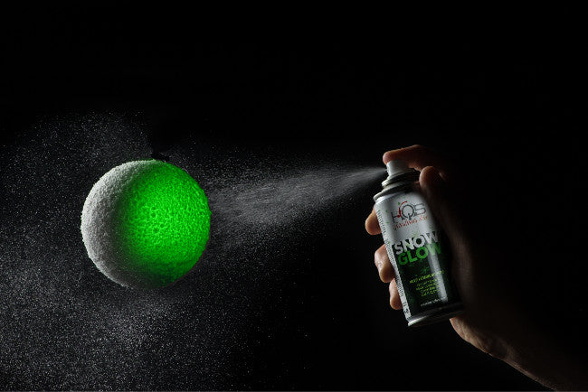 Rendu Spray Neige Phosphorescent de HQS 150 ml | PEINTURE DISCOUNT