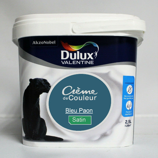 Crème de couleur Satin 2.5L Dulux Valentine