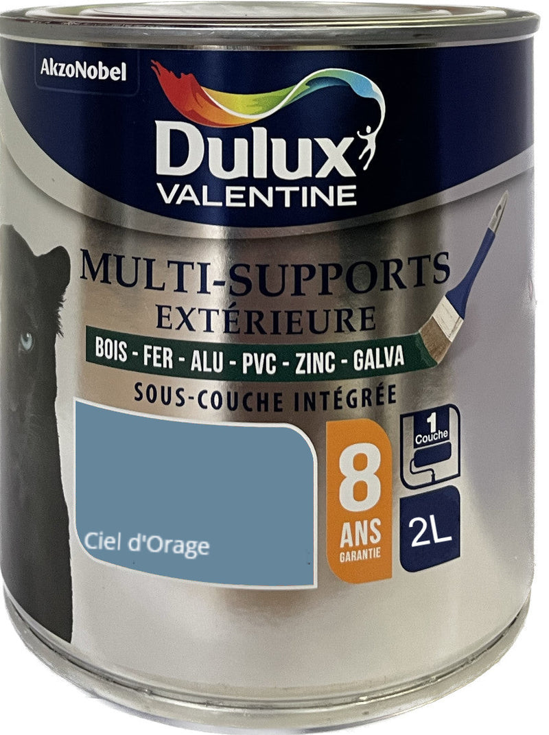 Ciel D'orage Peinture Multi-Supports Dulux Valentine 2 L | PEINTURE DISCOUNT