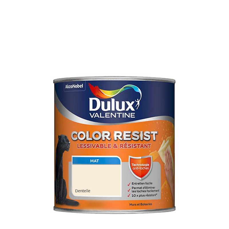 Dentelle  Color Résist MAT vert profond Dulux Valentine I Peinture Discount
