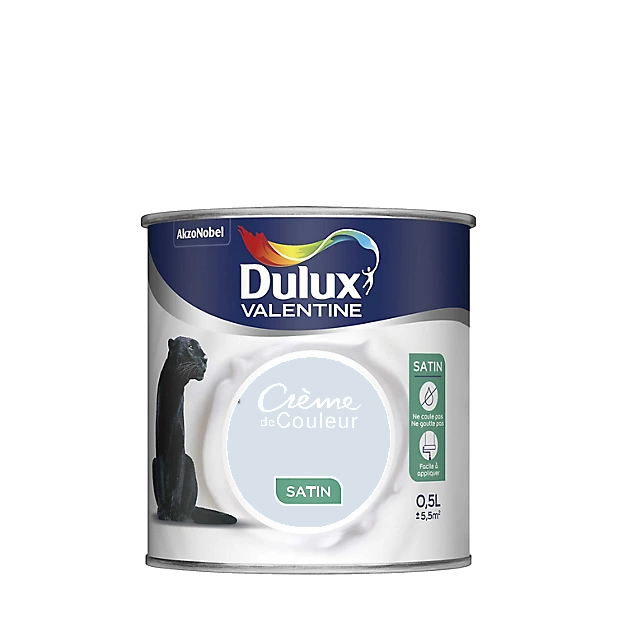 Embruns Peinture Crème de couleur Satin Dulux Valentine 0.5L | PEINTURE DISCOUNT