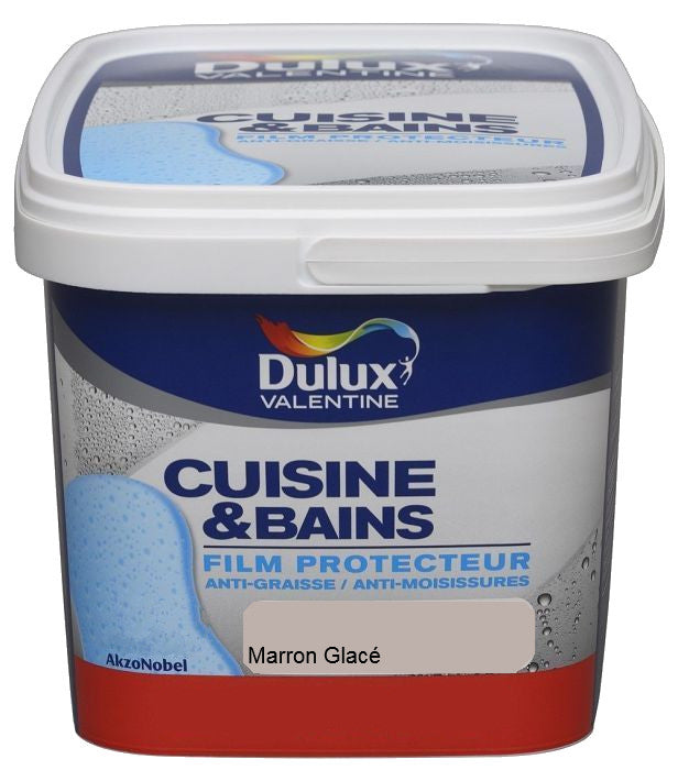 Marron Glacé Cuisine et Bains Dulux Valentine | PEINTURE DISCOUNT