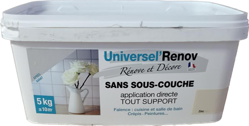 Zinc UniverselRenov 5kg de COLOR FRANCE | PEINTURE DISCOUNT