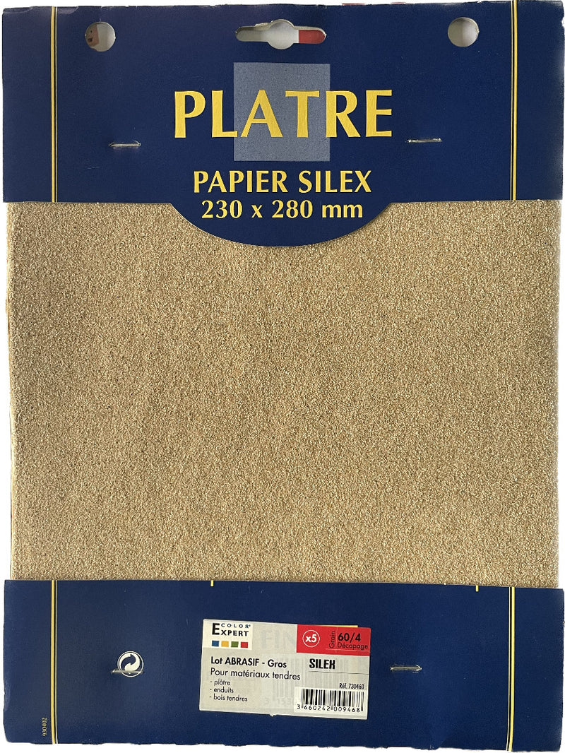Papiers abrasifs Gros Grains x5 Color Expert | PEINTURE DISCOUNT
