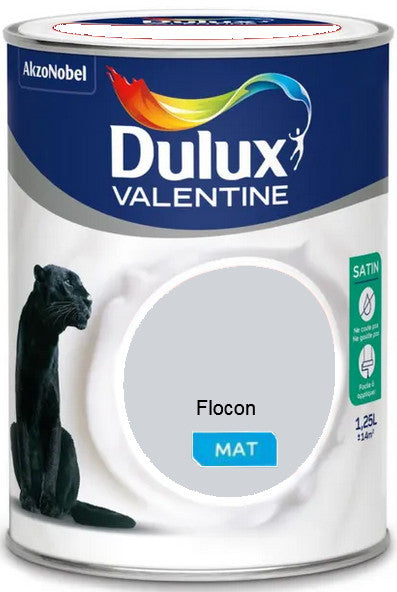 Flocon Mat Crême de Couleur Dulux Valentine 1.25L | Peinture Discount