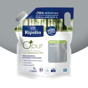 Gris Galet  O'Pur Ripolin | PEINTURE DISCOUNT