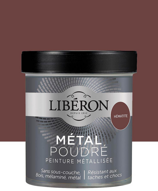 Hématite Métal Poudré de Libéron 0.5 L | PEINTURE DISCOUNT