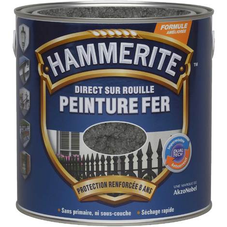 Peinture Hammerite Direct sur Rouille 2.5 L | PEINTURE DISCOUNT
