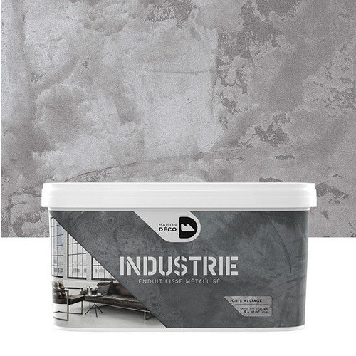 Gris Alliage  Enduit Lisse Industrie | PEINTURE DISCOUNT