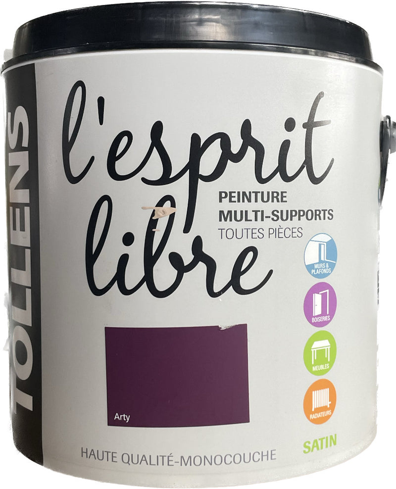 Peinture multi support satinée L'Esprit Libre TOLLENS 2 L