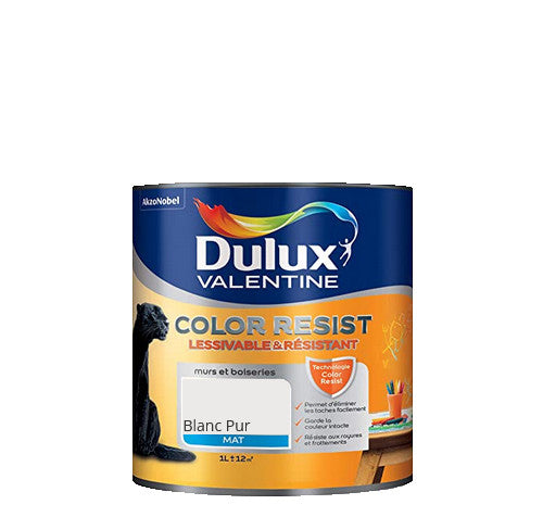 Blanc Pur  Color Resist DULUX VALENTINE Peinture Discount 