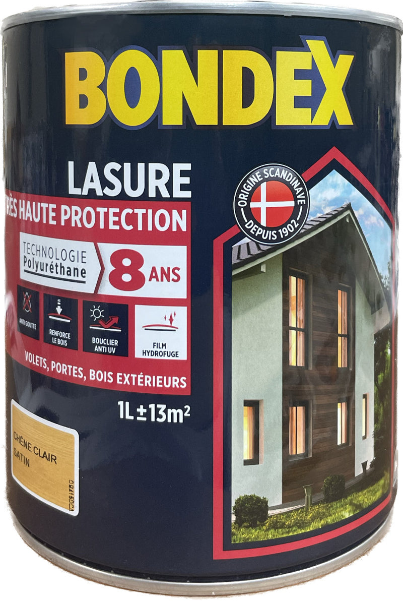 Lasure Très Haute Protection 1 L Bondex