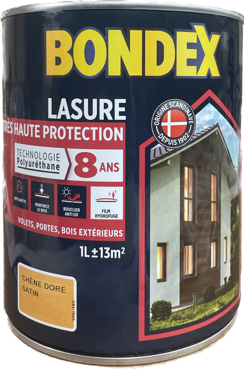 Chêne Doré Lasure HP 1L Bondex | PEINTURE DISCOUNT