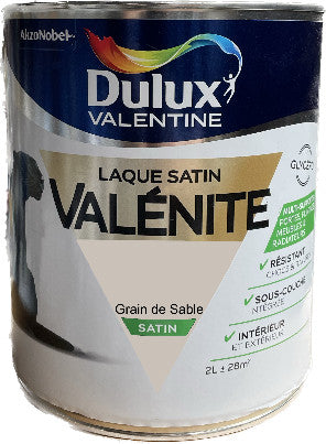 Grain de Sable Satin Laque Valénite Dulux Valentine | PEINTURE DISCOUNT