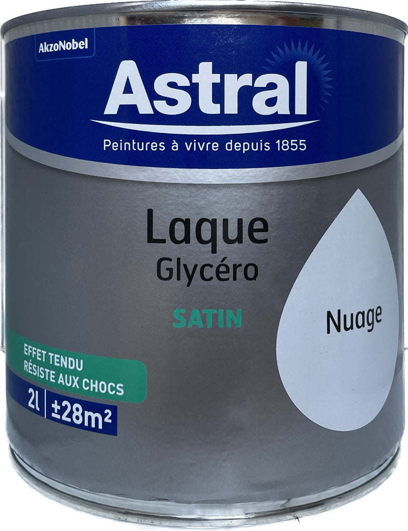Nuage Satin Laque Glycéro Astral 2L | PEINTURE DISCOUNT