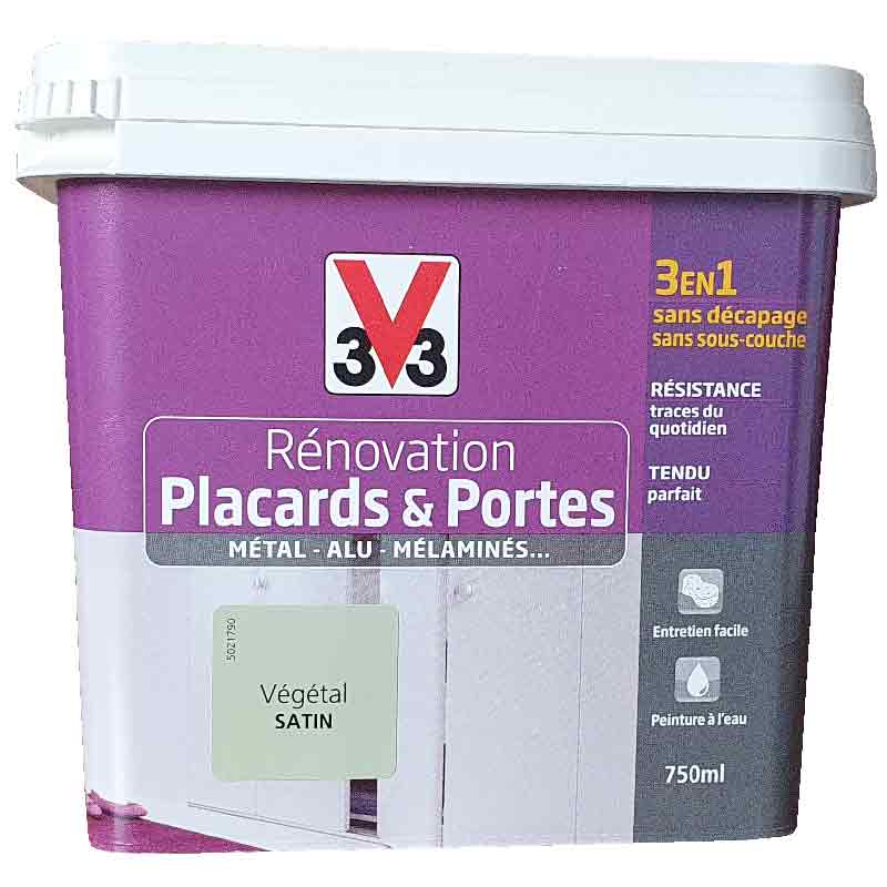peinture Rénovation placards et portes V33 I Peinture Discount