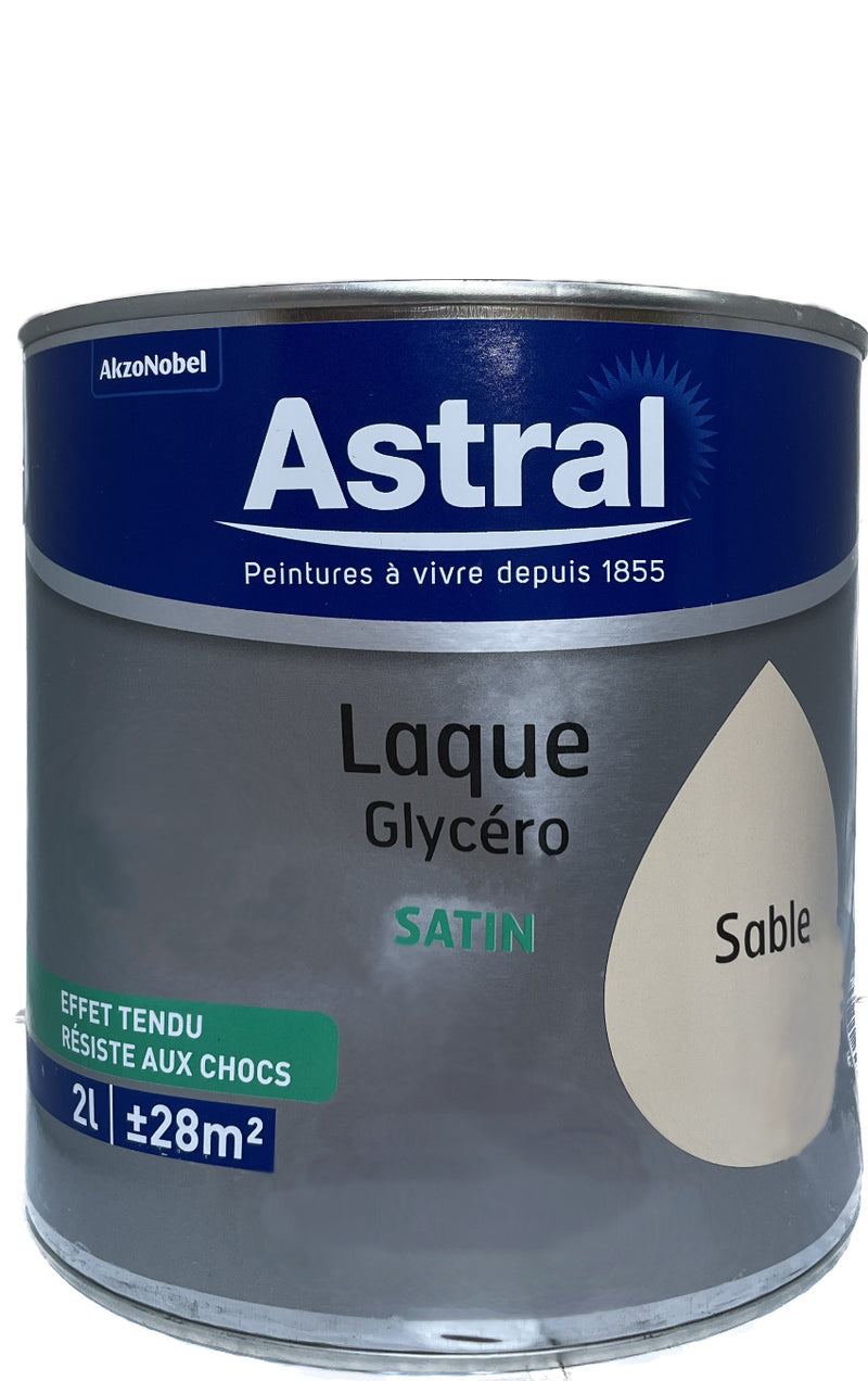 Sable Satin Laque Glycéro Astral 2L | PEINTURE DISCOUNT