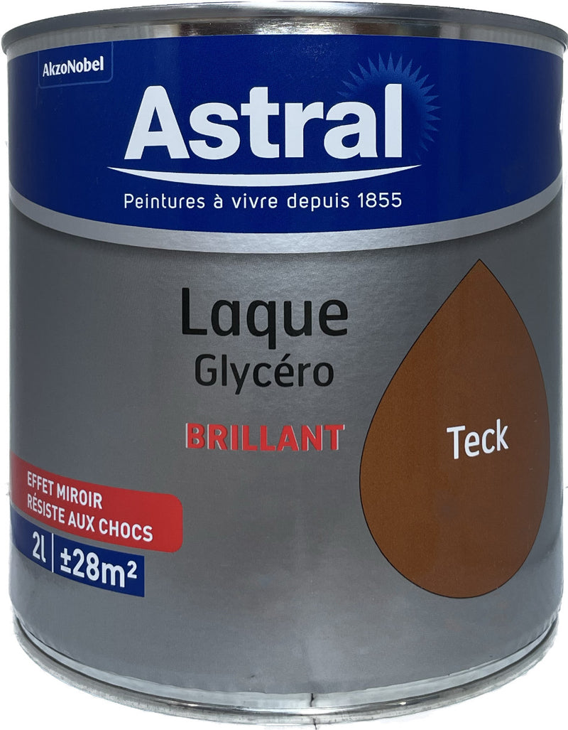 Teck  Brillant Laque Glycéro Astral 2L | PEINTURE DISCOUNT
