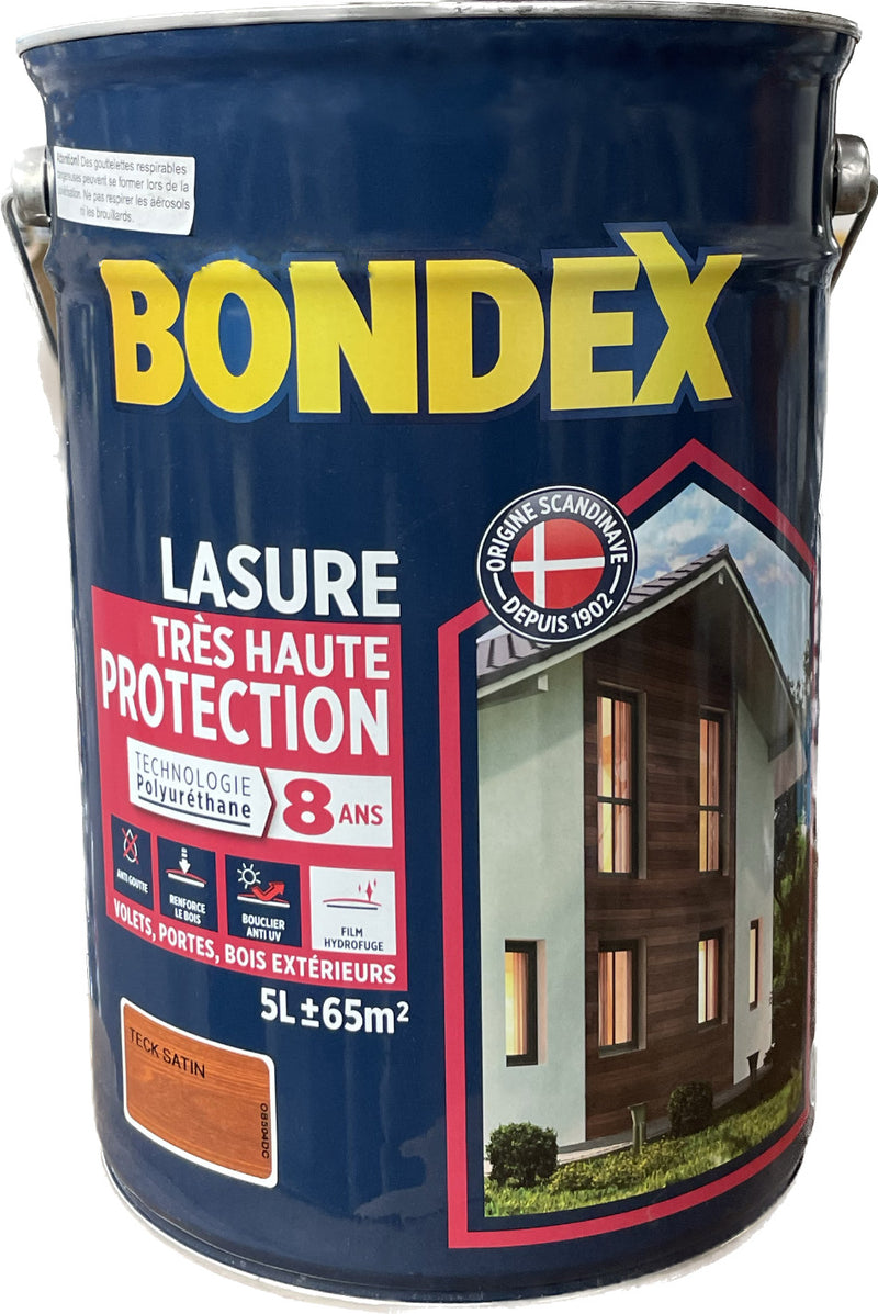 Vernis à bois intérieur et extérieur incolore satin BONDEX
