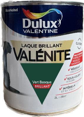 Vert Basque  Brillant Laque Valénite Dulux Valentine | PEINTURE DISCOUNT