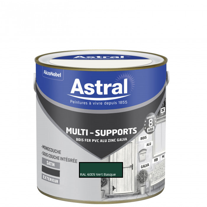 Peinture Multi-supports Extérieure Satin ASTRAL 0.5L