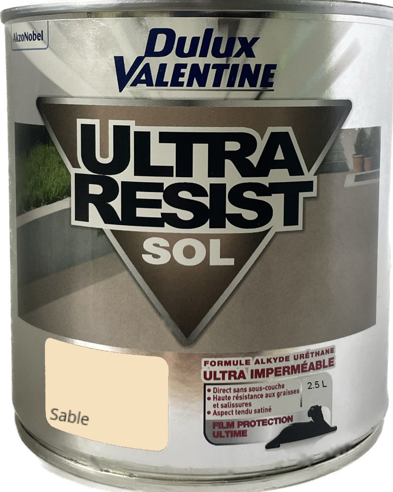 Sable Ultra Resist Sol Dulux Valentine 2,5 L | PEINTURE DISCOUNT