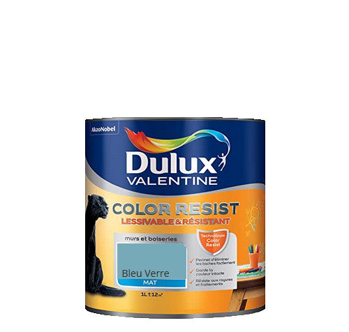 Bleu Verre  Color Resist DULUX VALENTINE Peinture Discount 