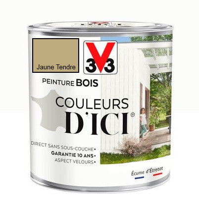 COULEURS D'ICI peinture BOIS Velours de V33 en 125 ml