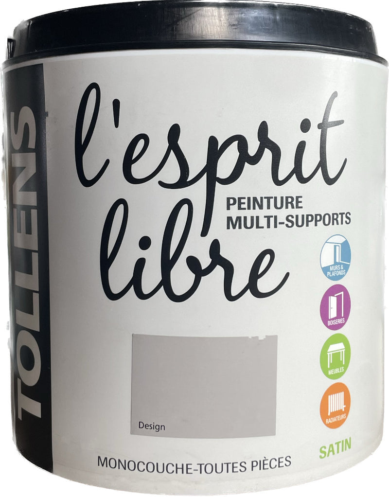 Design  Peinture Multi Supports Esprit Libre TOLLENS | PEINTURE DISCOUNT