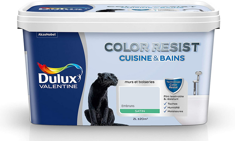 Embruns Color Resist Cuisine & Bains Dulux Valentine | PEINTURE DISCOUNT