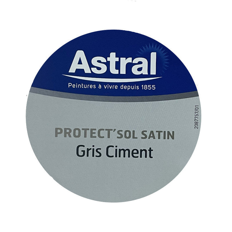 gris ciment Protect'Sol Nouvelle Gamme Astral 2.5 L I Peinture Discount