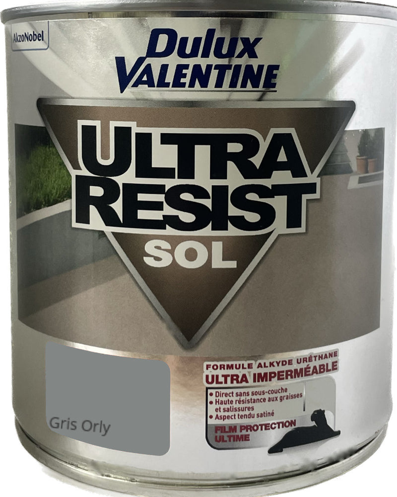 Gris Orly Ultra Resist Sol Dulux Valentine 0,5 L | PEINTURE DISCOUNT