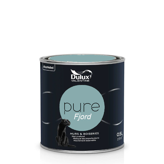 Bleu Fjord Pure Dulux Vantine 0.5 L | PEINTURE DISCOUNT