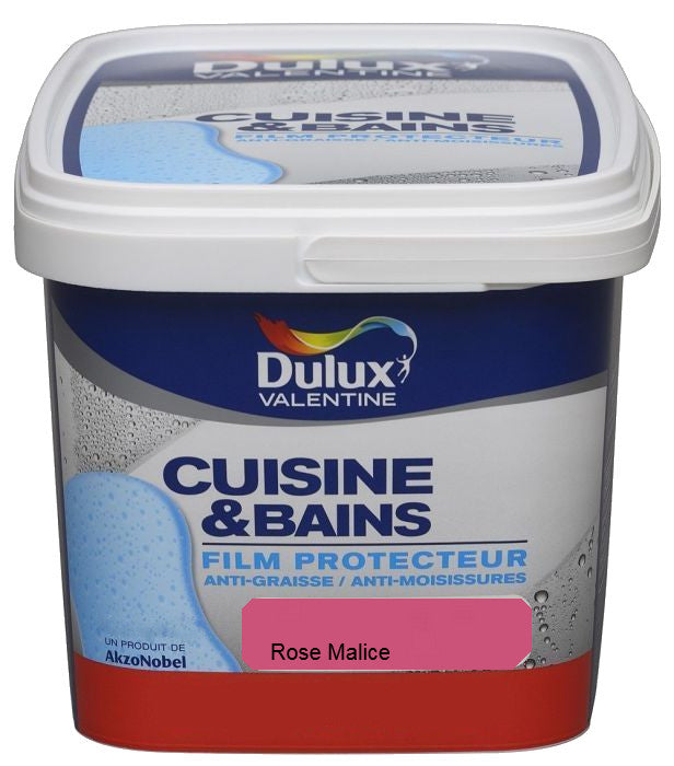 Rose Malice Cuisine et Bains Dulux Valentine | PEINTURE DISCOUNT