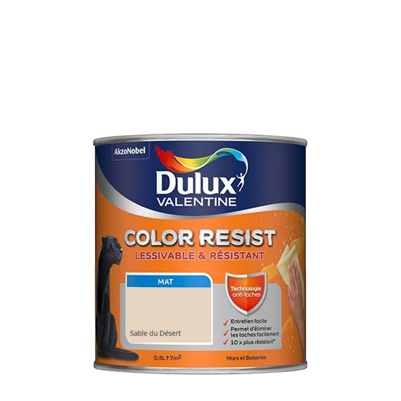 Sable du Désert  Color Résist MAT vert profond Dulux Valentine I Peinture Discount