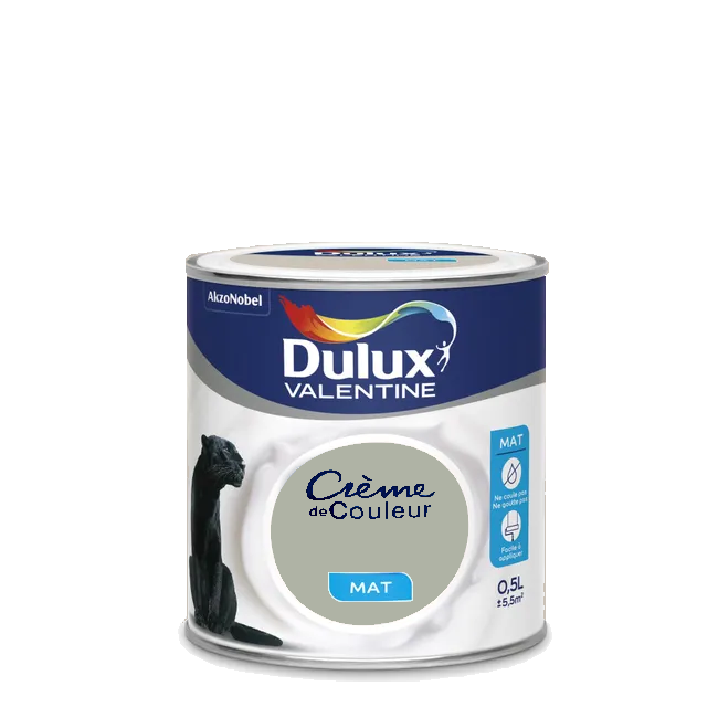 Saule Peinture Crème de couleur Mat Dulux Valentine 0.5L | PEINTURE DISCOUNT