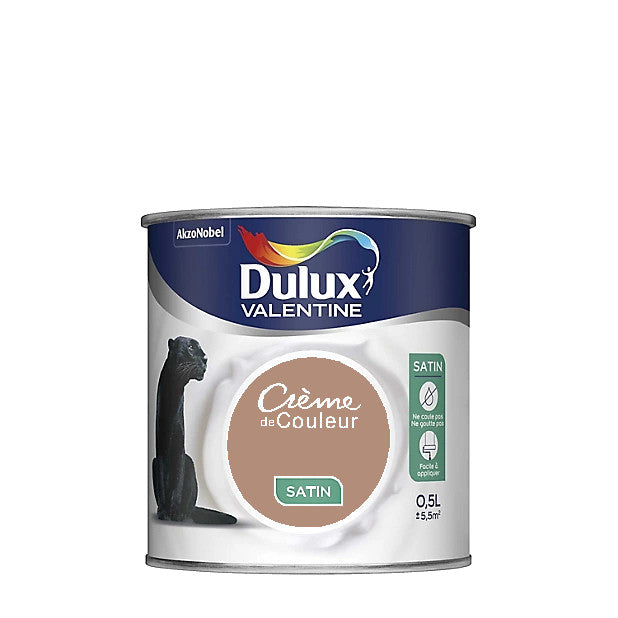Terre Sauvage Peinture Crème de couleur Satin Dulux Valentine 0.5L | PEINTURE DISCOUNT