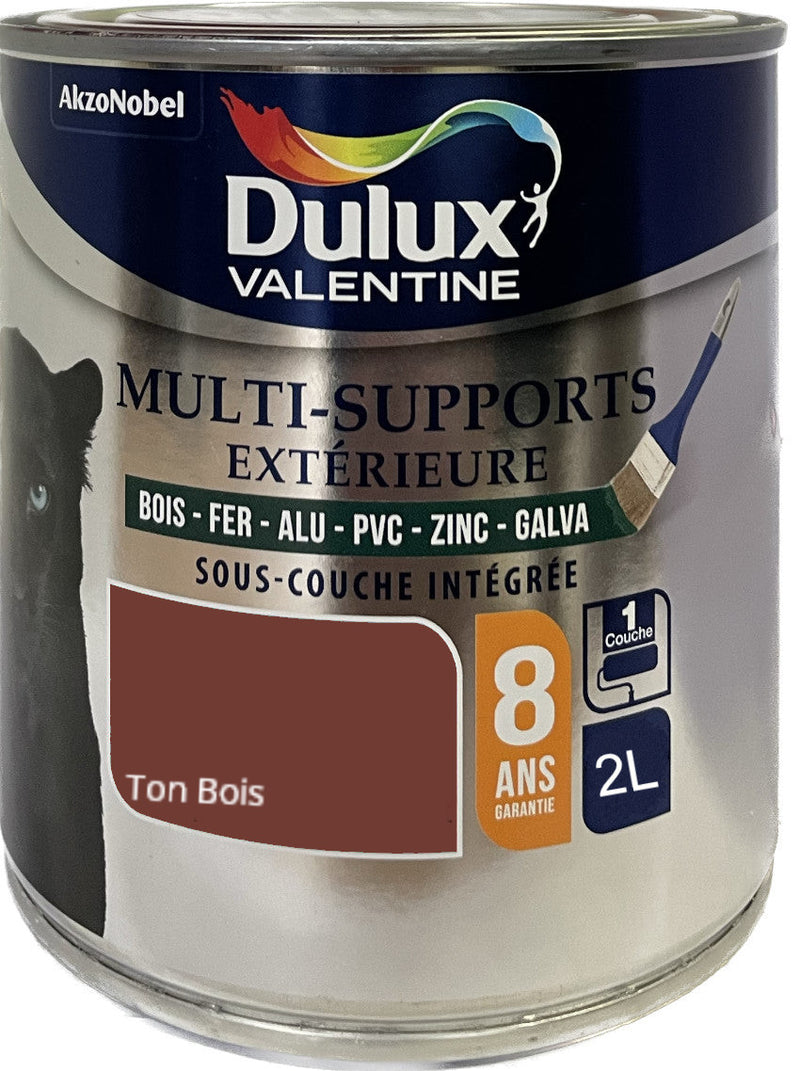 Ton Bois Peinture Multi-Supports Dulux Valentine 2 L | PEINTURE DISCOUNT
