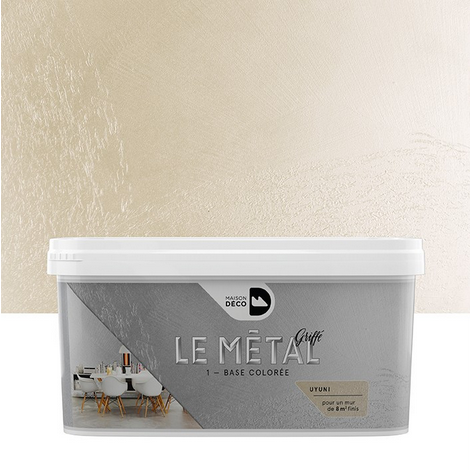 Uyuni  Le Métal Maison Déco 2L | PEINTURE DISCOUNT