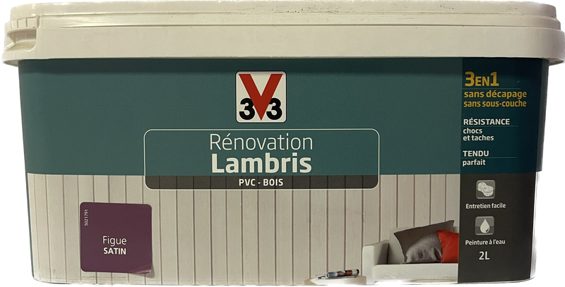 figue peinture Rénovation Lambris V33 I Peinture Discount