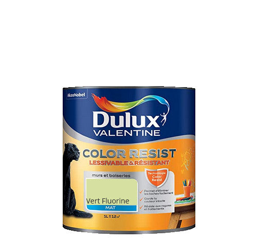 Vert Fluorine  Color Resist DULUX VALENTINE Peinture Discount 