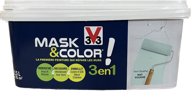 Vert Opaline  peinture MaskColor V33 2.5L | PEINTURE DISCOUNT