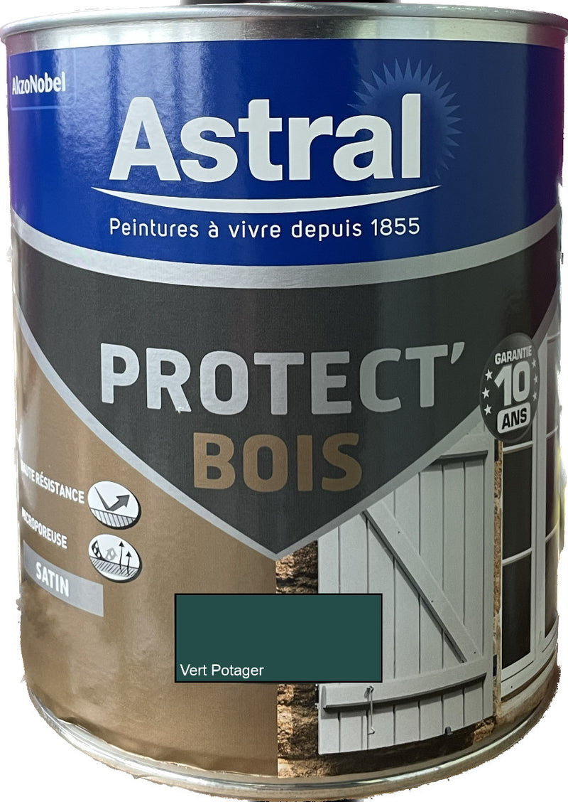 Vert Potager Protect' Bois Astral 0.5 L | PEINTURE DISCOUNT